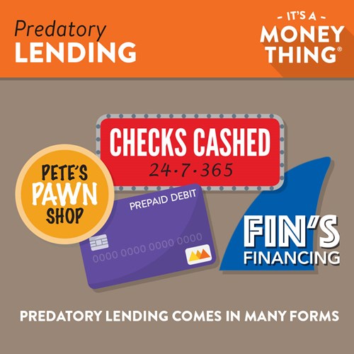 Predatory lending comes in many forms
