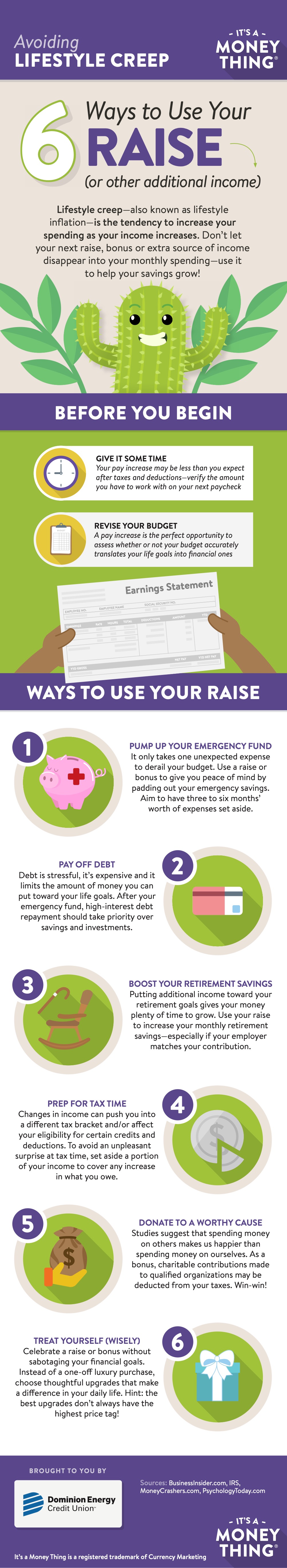 6 Ways to Use your Raise