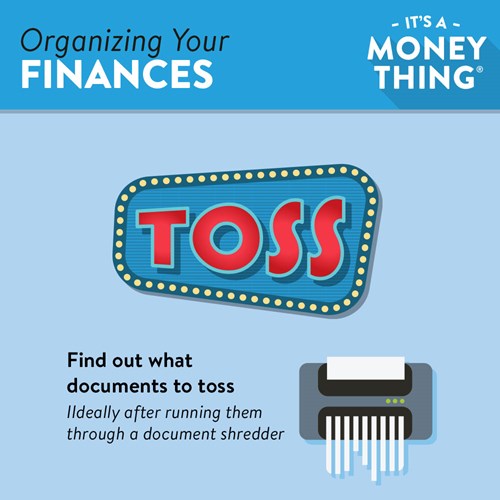 Find out what documents to toss