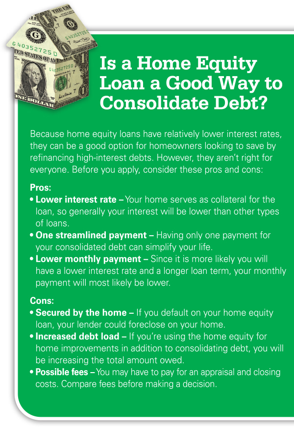Is a Home Equity Loan a Good Way to Consolidate Debt?