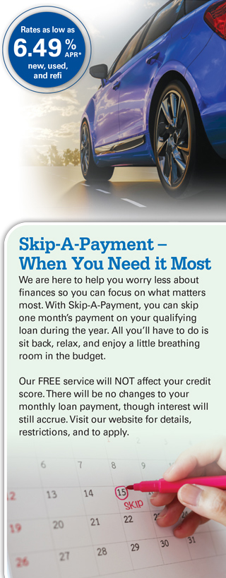Auto image and Skip-A-Payment Article