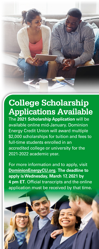 College Scholarship Applications Available