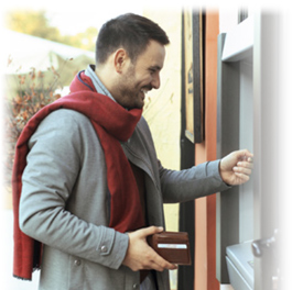 Image of a man at an ATM