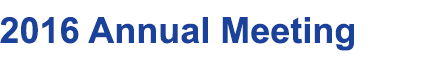 2016 Annual Meeting